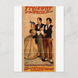 Trelawny of the wells briefkaart