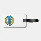 Trelleborg Zweden  logo Bagagelabel (Achterkant horizontaal)