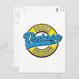 Trelleborg Zweden  logo Briefkaart