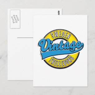 Trelleborg Zweden vintage logo Briefkaart