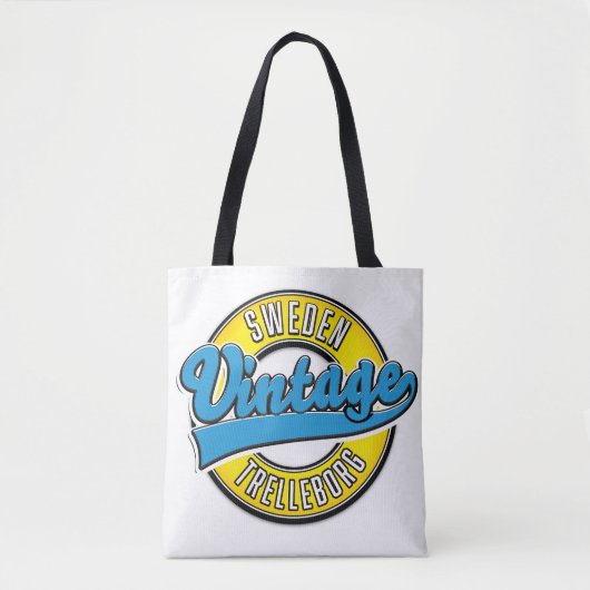 Trelleborg Zweden vintage logo Draagtas (Voorkant)