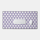 Trellis blanc et violet, treillis, Quatrefoil (Clavier et souris)