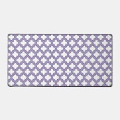 Trellis blanc et violet, treillis, Quatrefoil (Recto)