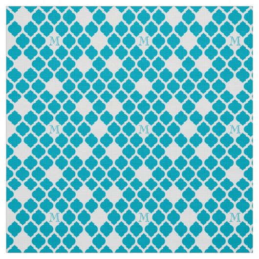 Trellis blanc initial en tissu motif (Échantillon)