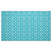 Trellis blanc initial en tissu motif (Fat Quarter)