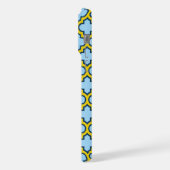 Trellis bleu et jaune, treillis, Quatrefoil (Côté gauche)