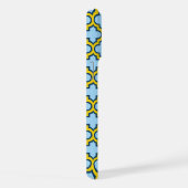 Trellis bleu et jaune, treillis, Quatrefoil (Côté droit)