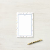 Trellis de fleurs sauvages | Post-It (Sur un bureau)