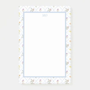 Trellis de fleurs sauvages Post-It