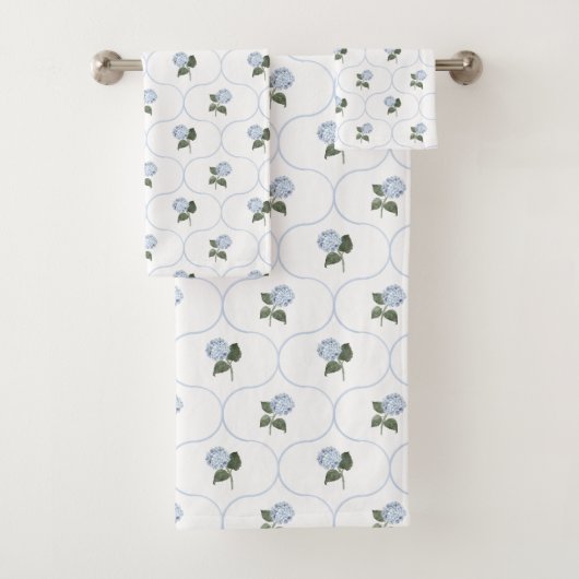 Trellis de floraison d'hortensia bleu (En situation)