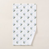 Trellis de floraison d'hortensia bleu (Serviette à main)