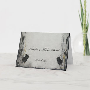 Trellis de mariage Merci Black Rose gothique