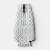Trellis en Aqua & Grey | Glacière de bouteilles (Dos)