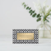 Trellis en or | CARTE DE VISITE (Debout devant)