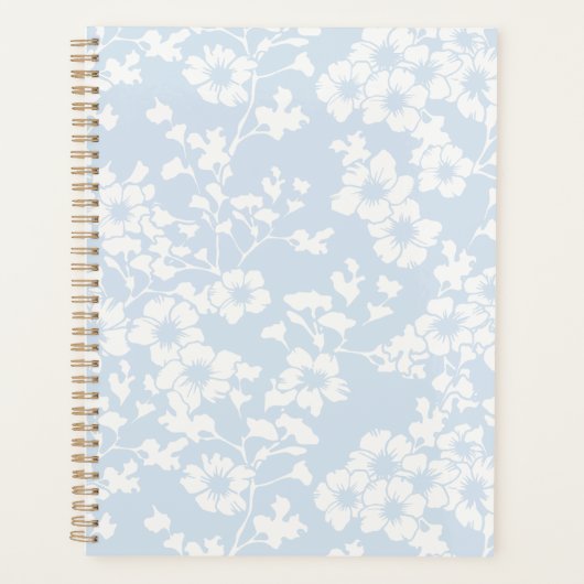 Trellis Floral - Bleu Poudre (Devant)