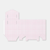 Trellis Licht Roze - Wit Bedankdoosjes (Uitgevouwen)