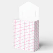 Trellis Licht Roze - Wit Bedankdoosjes (Geopend)
