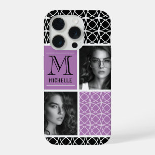 Trellis Motif Photo Collage & Monogramme