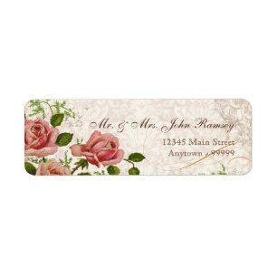 Trellis Roos  Card Mailing Address Label