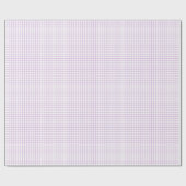Trellis Soft Lila - Wit Cadeaupapier (Vlak)