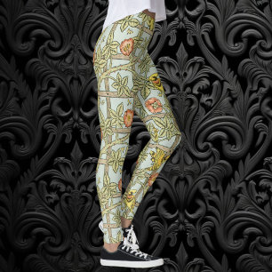 Trellis van William Morris, Vintage Garden Textile Leggings