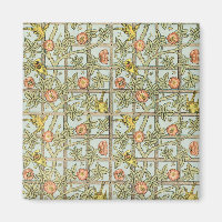 Trellis van William Morris, Vintage Tuin Textiel