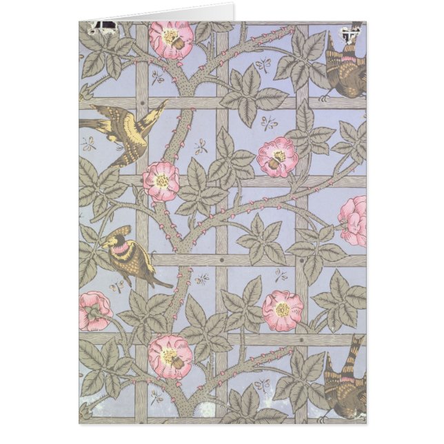 'Trellis' wallpapierontwerp, 1864 (Voorkant)