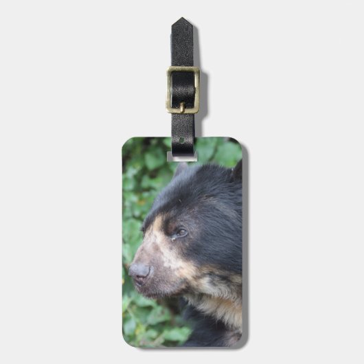 Tremarctos ornatus bagagelabel (Voorkant verticaal)