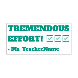 "TREMENDOME INSPANNING!" Feedback Rubberstempel Zelfinktende Stempel