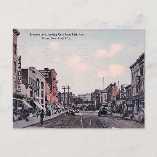 Tremont Ave., Bronx, New York, Briefkaart (Voorkant)