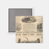 Tremont House, Boston hotel Nahant House Magneet (Voorkant / Achterkant)