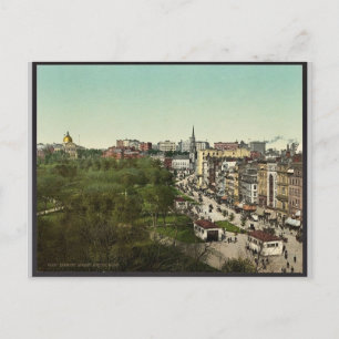 Tremont Street, Boston Mass. klassiek Photochrom Briefkaart