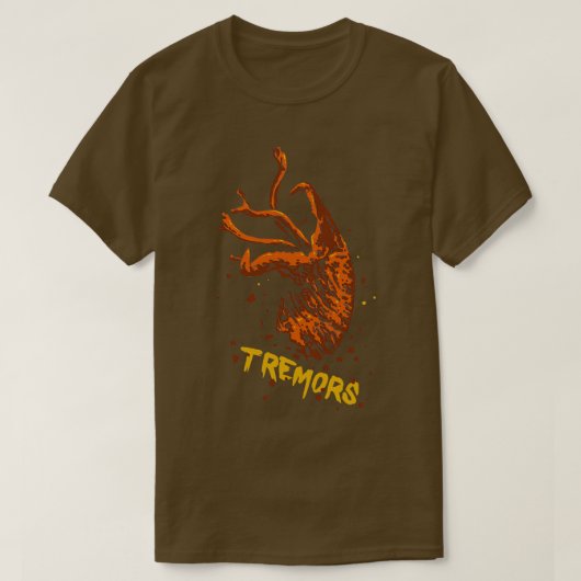 Tremors en productontwerp t-shirt (Design voorkant)