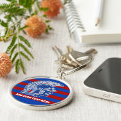 Tremper Trojan Kenosha Wisconsin Sleutelhanger (Zijkant)