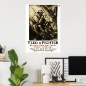 TRENCH WARFARE WW1 - 1918 POSTER (Thuiskantoor)