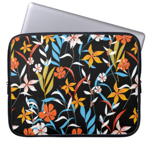 Trend abstract naadloos patroon met kleurrijk t laptop sleeve