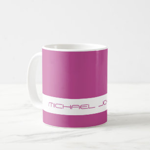 Trend Color Berry Pink - Futuristic Name Mug