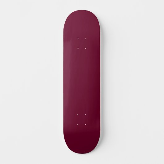 Trend Color Dark Burgundy Skateboard (Recto)