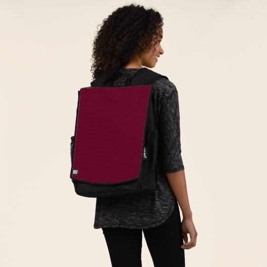 Trend Color Donkere Bourgondische rugzak Rugtassen (Gedragen)