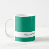 Trend Color Jade Green - Futuriste Nom Mug (Gauche)