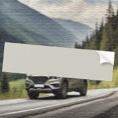 Trend Color - Licht zilvergrijs Bumpersticker