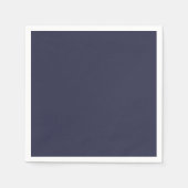 Trend Color - Navy Blauw Papier Servetten (Voorkant)