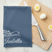 Trend Color Serious Blue Cuisine Serviette (Quart Plié)
