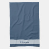 Trend Color Serious Blue Nom Cuisine Serviette (Vertical)