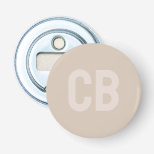 Trend Color Soft Beige Button Flesopener