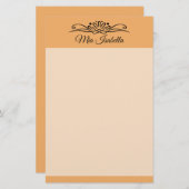 Trend Color Soft Orange Classic Papeterie (Devant / Derrière)