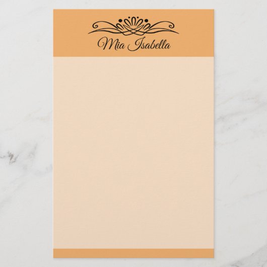 Trend Color Soft Orange Classic Papeterie (Devant)