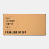 Trend Color Soft Orange Logo Mat du bureau (Recto)