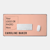 Trend Color Soft Peach Logo Desk Mat (Clavier et souris)
