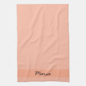 Trend Color Soft Peach Nom de la cuisine Serviette (Vertical)